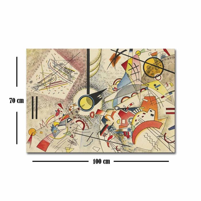 Wallity Lienzo Decorativo Kandinsky 70 x 100 cm
